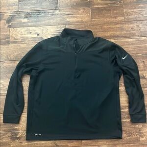 Nike Men's Black Dri-FIT Quarterzip
